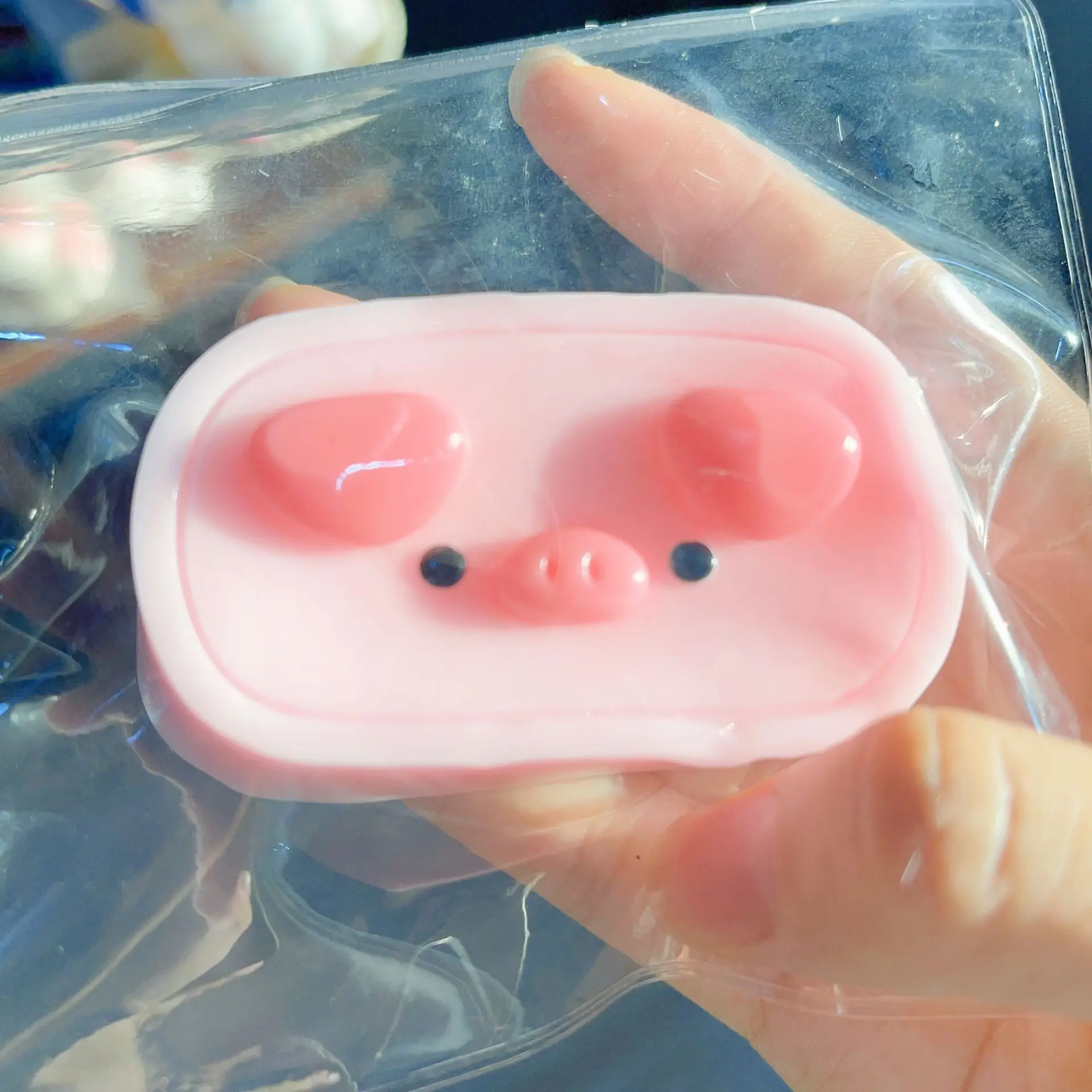 

Small Pig Half Cooked Cheese Squeeze Slow Bounce Toys Super Soft Mud Feeling Little Pig Squeeze Pig Cheese Squeezy Toy Kids Gift