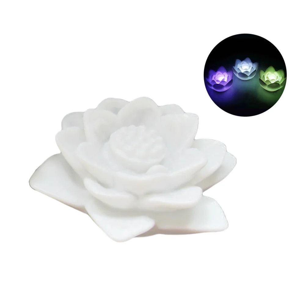 Led لوتس ضوء رومانسية الدافئة توهج مصباح لغرفة النوم حفل زفاف بار مقهى الديكور #2