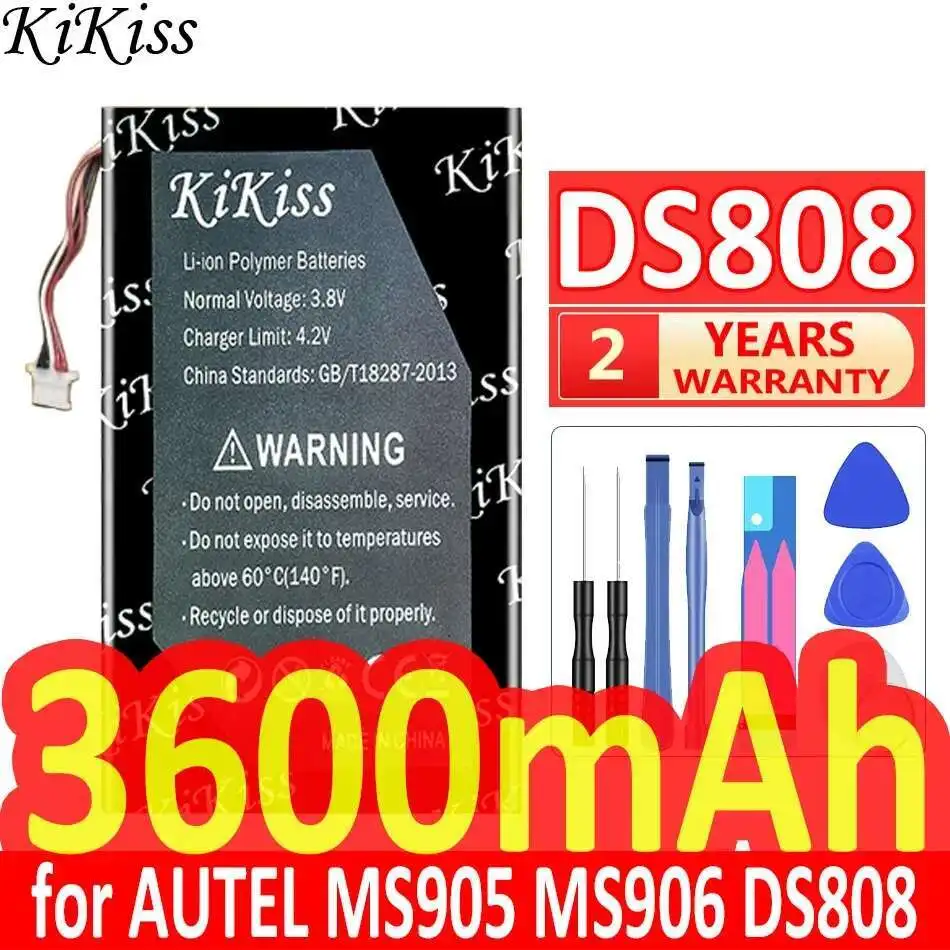

Long Lasting Automotive Diagnostic Tool Battery For Autel MS905 MS906 CV MX808 808IM DS808 808TS BT 3600Mah Premium Replacement