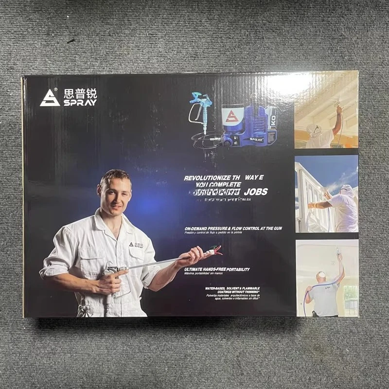 فاني باك بخاخ محمول باليد، طلاء عالي الضغط، بطارية ليثيوم، آلة إصلاح مريحة على الحائط