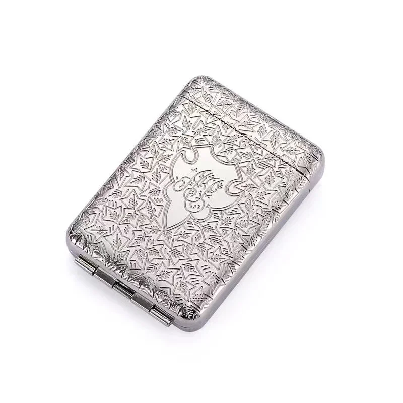 New Engraved USB Rechargeable Cigarette Case Shelby Same Style Metal Pocket Cigarette Case Cigarette Storage Box Men\'s Gift