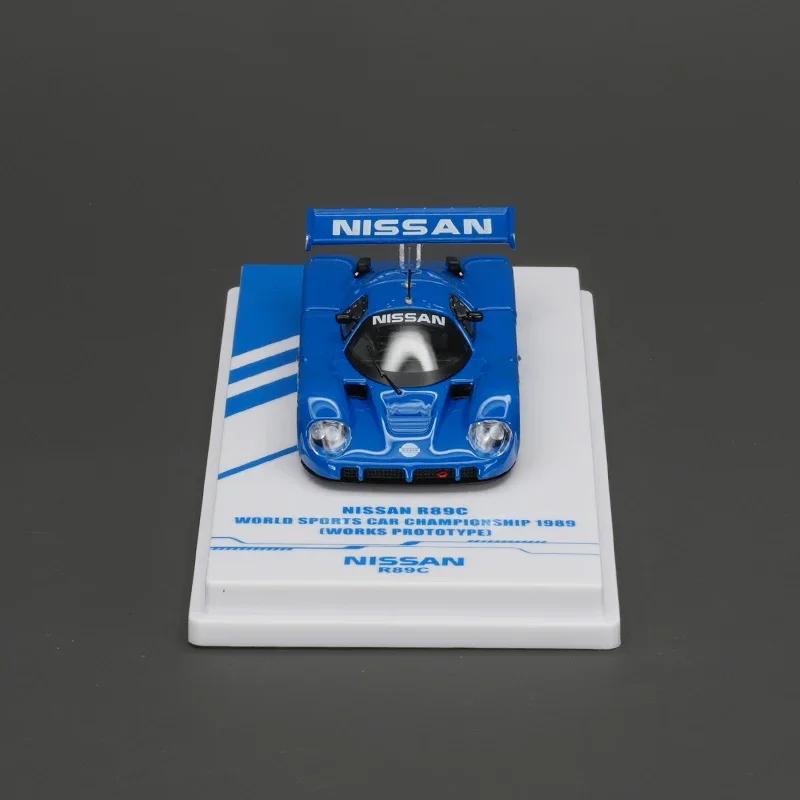 In Stock INNO R89C 1:64 NISSAN Blue Opened Hood Diecast Diorama Car Model Collection Miniature Toys