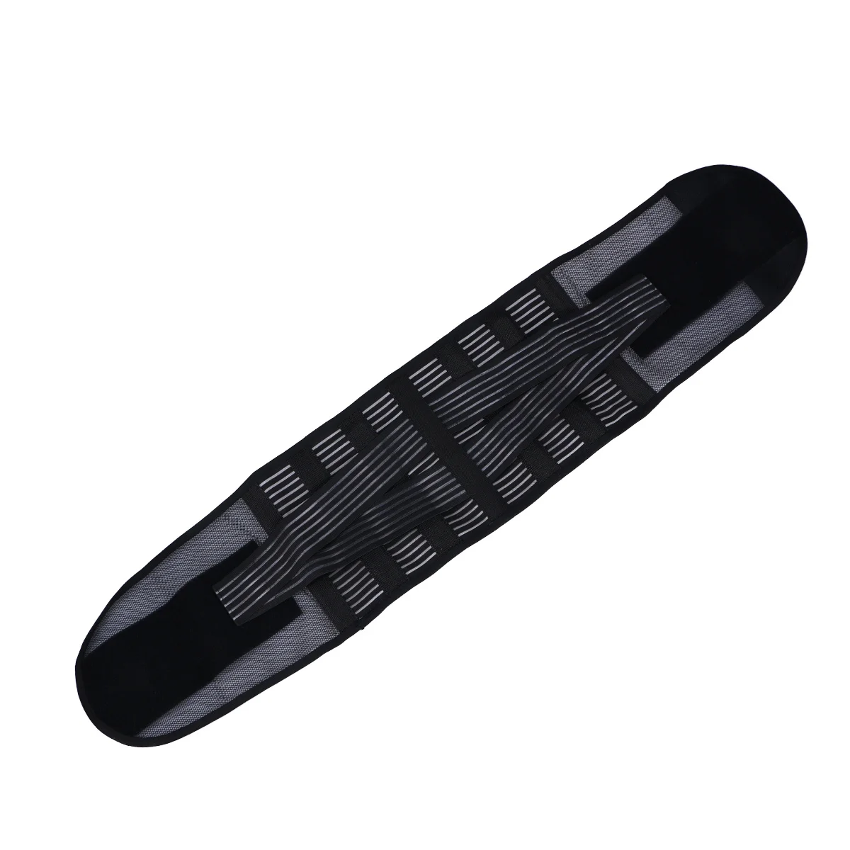 

Women Men Waist Trimmer Belt Xxl Black Adjustable Breathable Waist Slimmer Trimming Band Lumbar Support Protector for Back Pain