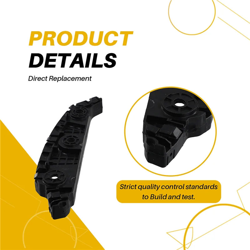 

2PCS Front Bumper Bracket Retainer Mount Support Pair LH RH For BYD Dolphin
