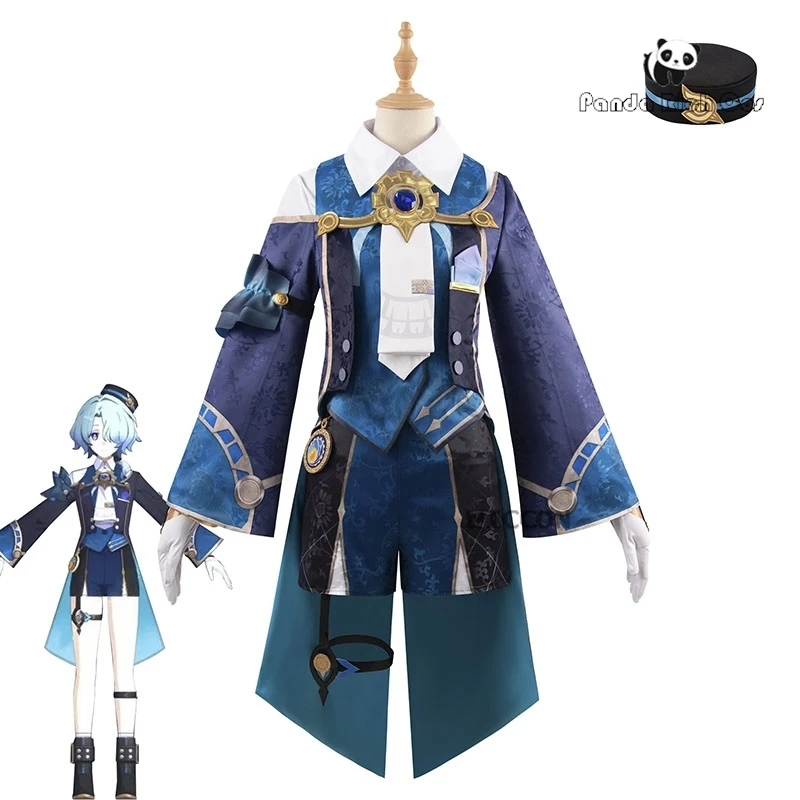 Misha Cosplay Costume Wig Game Honkai: Star Rail Micha Clothes Anime Cosplay Halloween Party Mens Clothes 2024 New