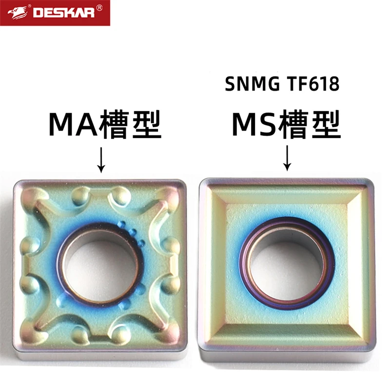 

Deskar 100%原装 Snmg120408 Snmg120412 Ma Ms Tf618 Turning Tool Cnc Lathe Hardened Steel Blade External Tool Part