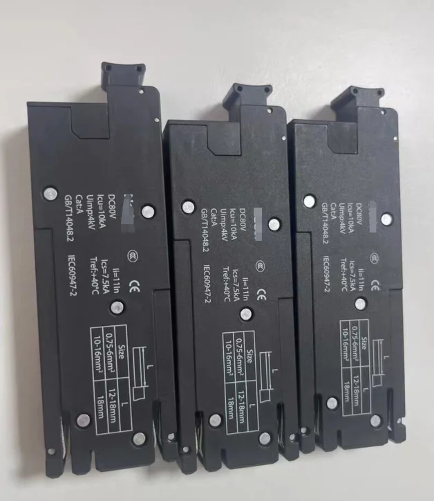 Disjuntor miniatura DC com revestimento de plástico NDB6AZ-63H631PN, adequado para circuitos de até e incluindo DC 80V