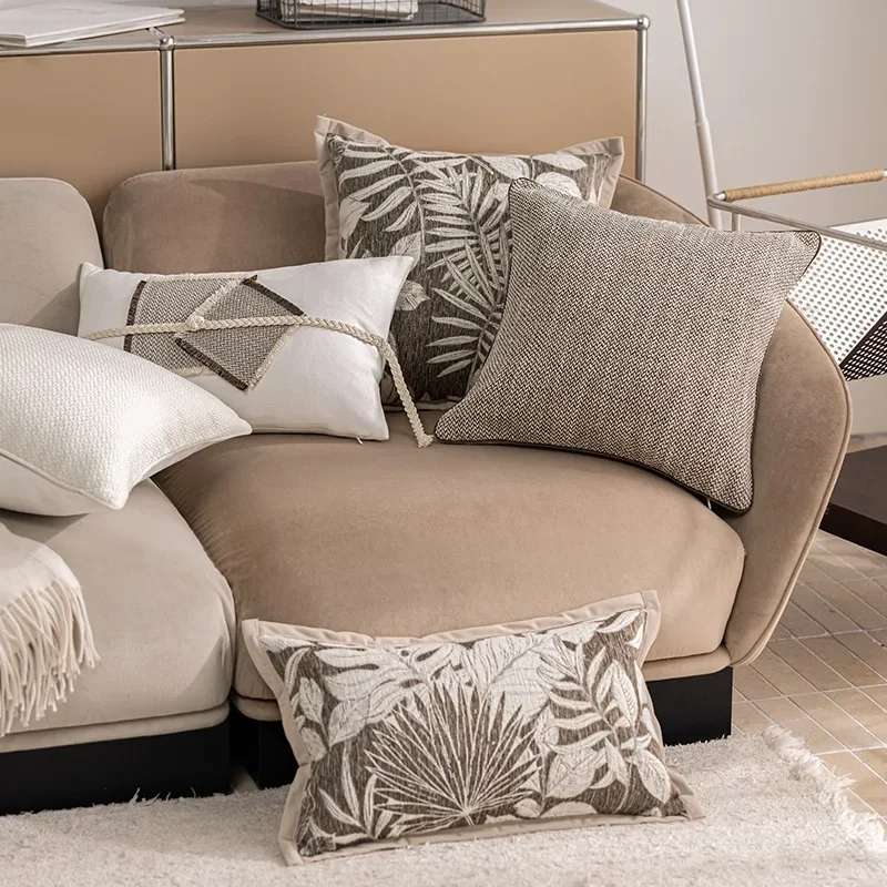 30X50/45X45CM Nordic Modern Splicing Throw Pillow Cover Simple Stamping Waist Cushion Cover Decor Home Decorative Pillowcase