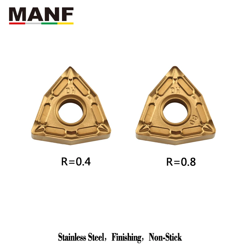 MANF WNMG080404 WNMG080408 cutters plates TurningTool Insert Carbide CNC Blade For Stainless Steel MWLNR Holder mini metal lathe