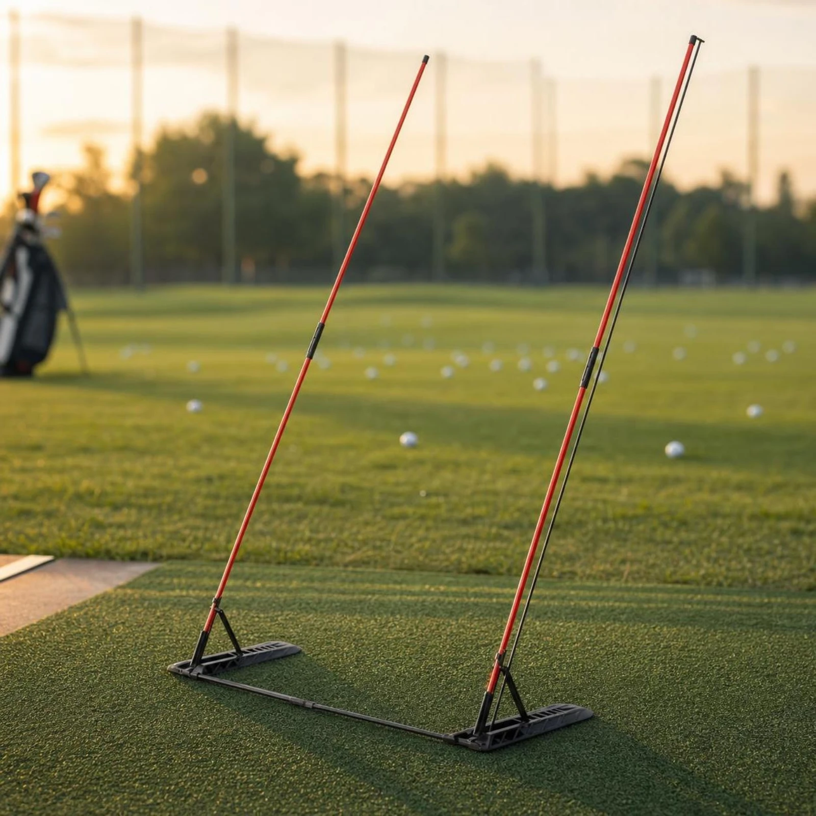 Golf Swing Plane Aid Portable Golf Swing Path Aid Stable Long-Lasting for Golfers, Driving Range, Home