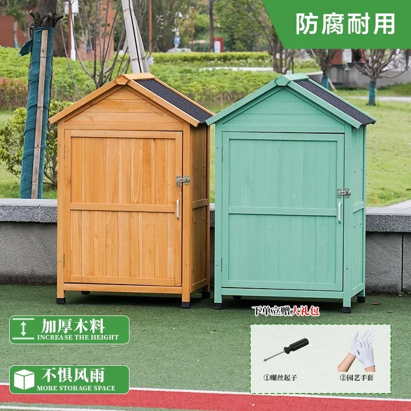 

Outdoor lockers, rain and sun protectiongarden courtyard tool box utility roomindoor balcony waterproof cabinet.