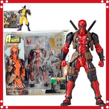 X-men Yamaguchi Deadpool Wolverine figurka wariant ruchomy przegub martwy basen statua Model ozdoby kolekcjonerskie prezenty zabawki