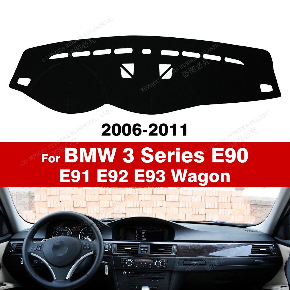 Car Dashboard Cover For BMW 3 Series E90 E91 E92 E93 Wagon 2006 2007 2008 2009 2010 2011 Dash Mat Anti-UV Carpet Car Accessories