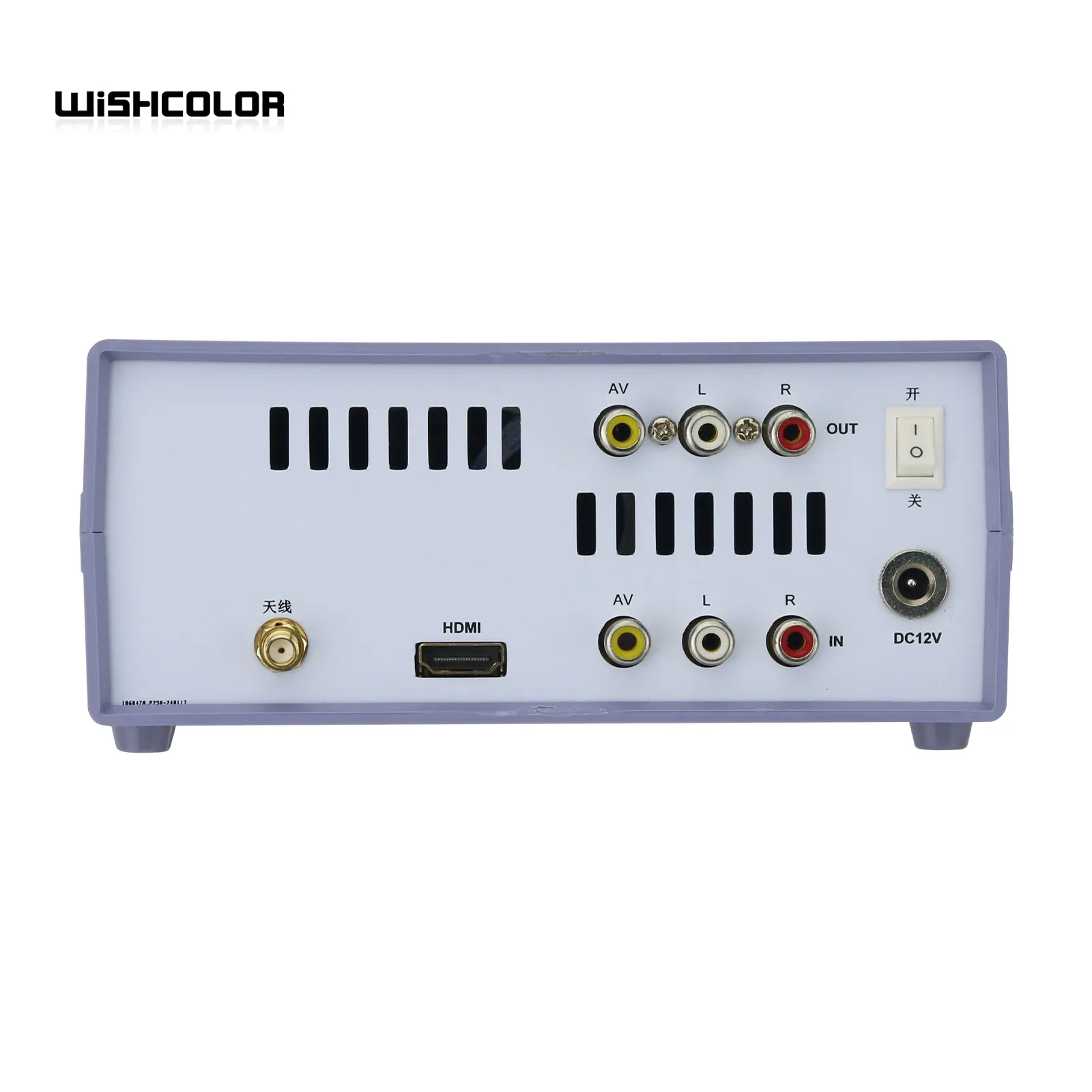 Wishcolor Analog TV Transmitter RF Analog TV Signal Transmitter Fits Black and White TVs & Suitable for Home