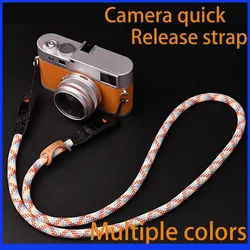 Camera Rapid Quick Release Shoulder Neck Straps Universal Belt for Leica Canon Fuji Nikon Olympus Panasonic Pentax Sony DSLR SLR