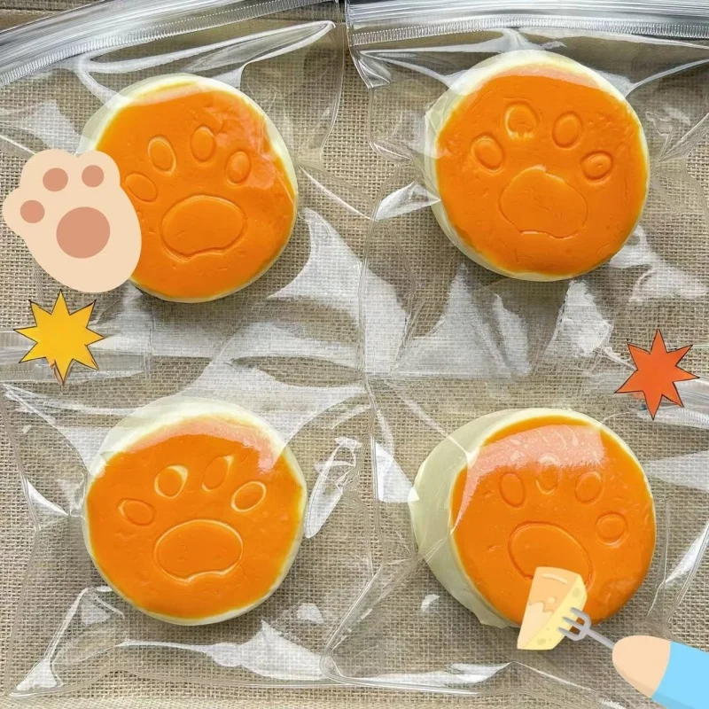 New Soft Rebound Cake Squishy Table Ornamnet ，Silicone Lifelike Dessert Stress Relief ，Home Decoration Kids & Adults Gift Craft