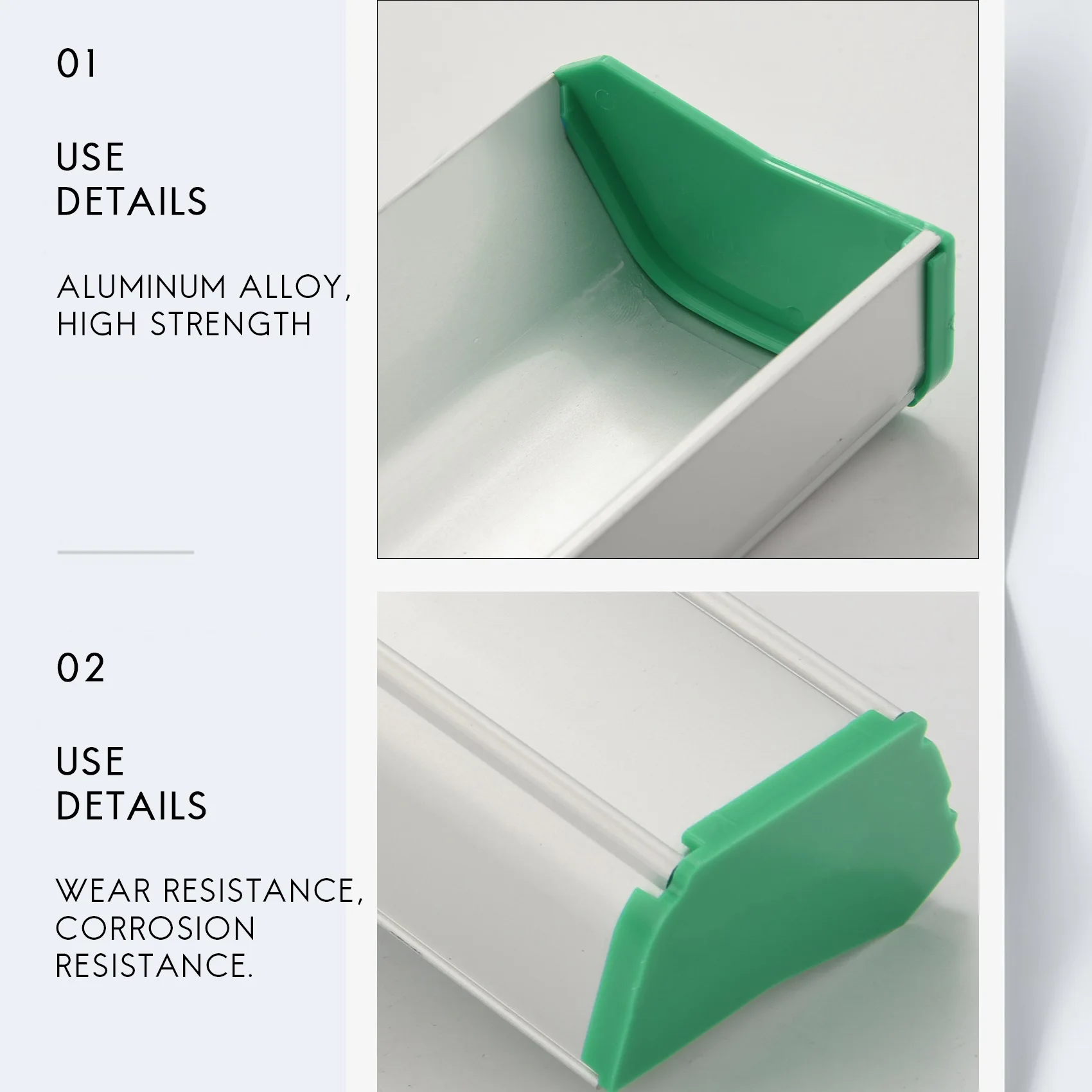 LICE-1PC سبائك الألومنيوم 8 بوصة (20 سم) مستحلب مغرفة طباعة الشاشة الحريرية أداة الصحافة