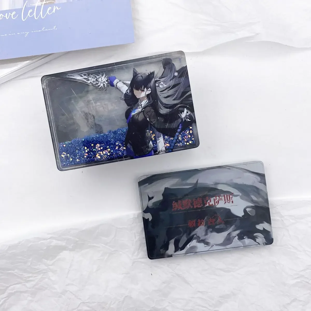 أنيمي Arknights علامة قائمة تأثيري ، كرتون أكريليك ، زخرفة ، كعب ، عيد ميلاد ، هدية عيد الميلاد ، لطيف ، رمال متحركة ، ماجونغ