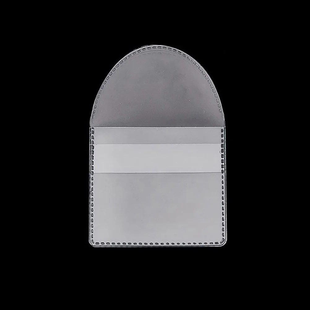 100 قطعة حقيبة تخزين العملات المعدنية مساحة كبيرة واقية حامل العملات المعدنية الشفافة لهواة الجمع وعرض الميداليات شارات الحقيبة المال