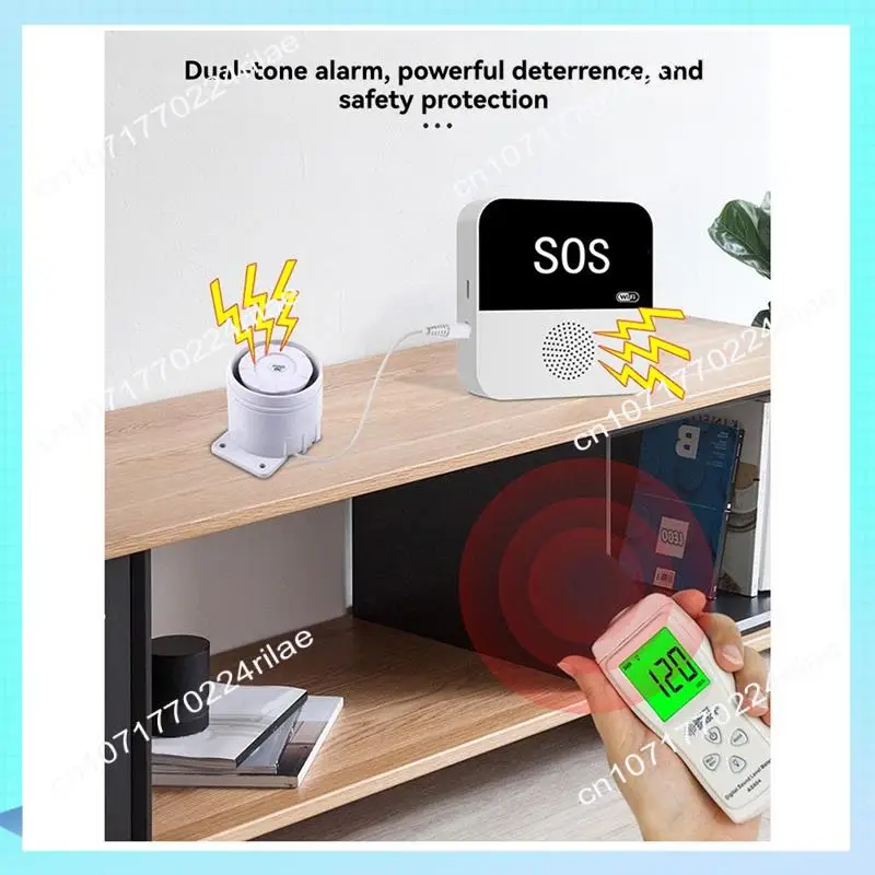 A17Z Tuya Smart Wifi SOS Emergency Alert Button For Elderly  Alert System With Caregiver Pager For Senior Patients