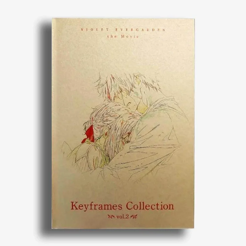 Violet Evergarden Theatrical Version Keyframe Artwork Collection Vol. 2 Line Art Sketches, Manga, Anime, Comics, 2D Anime/manga