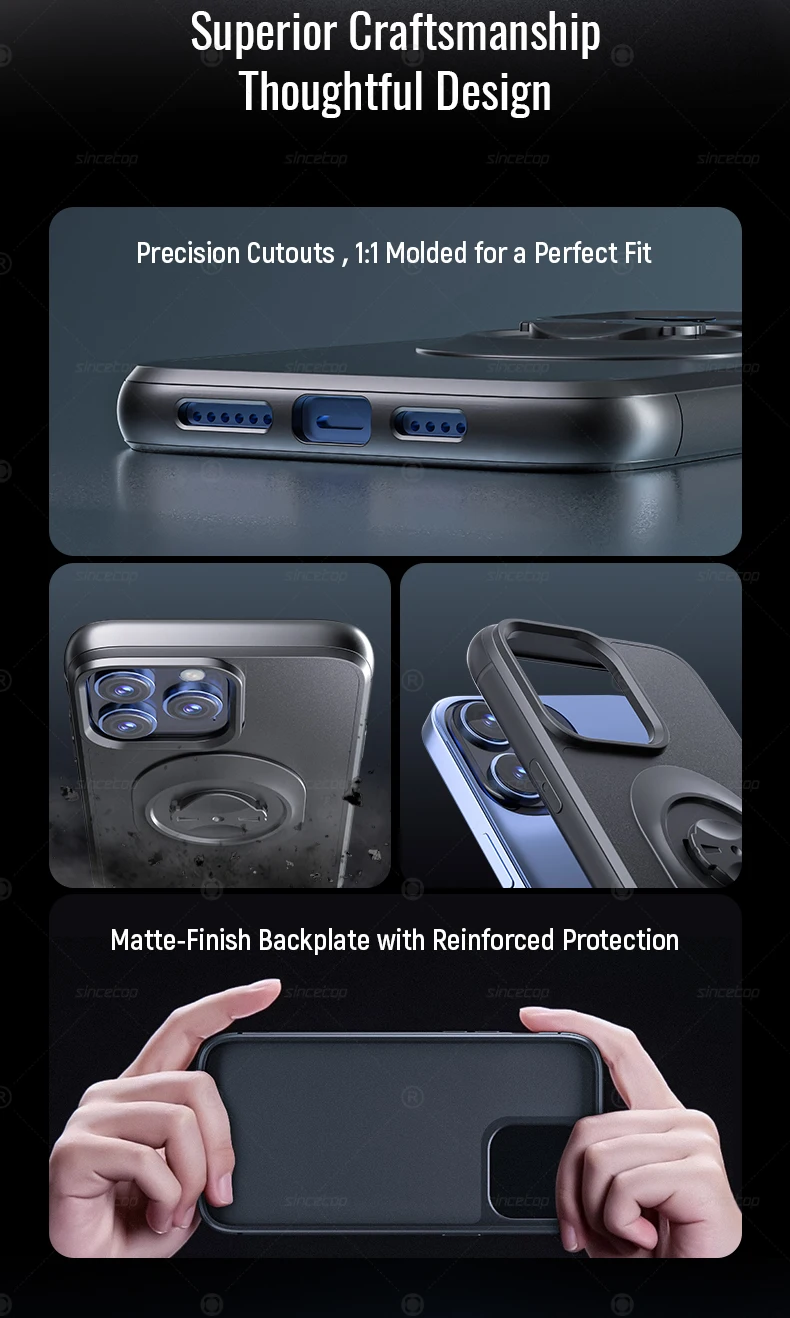 Stoßfeste Hülle für iPhone XR/11/12/13/14/15/16/17 Pro Max Schnellmontage-Telefonhülle mit Adapter für Garmin Fahrrad-Telefonhalter – Detail 2