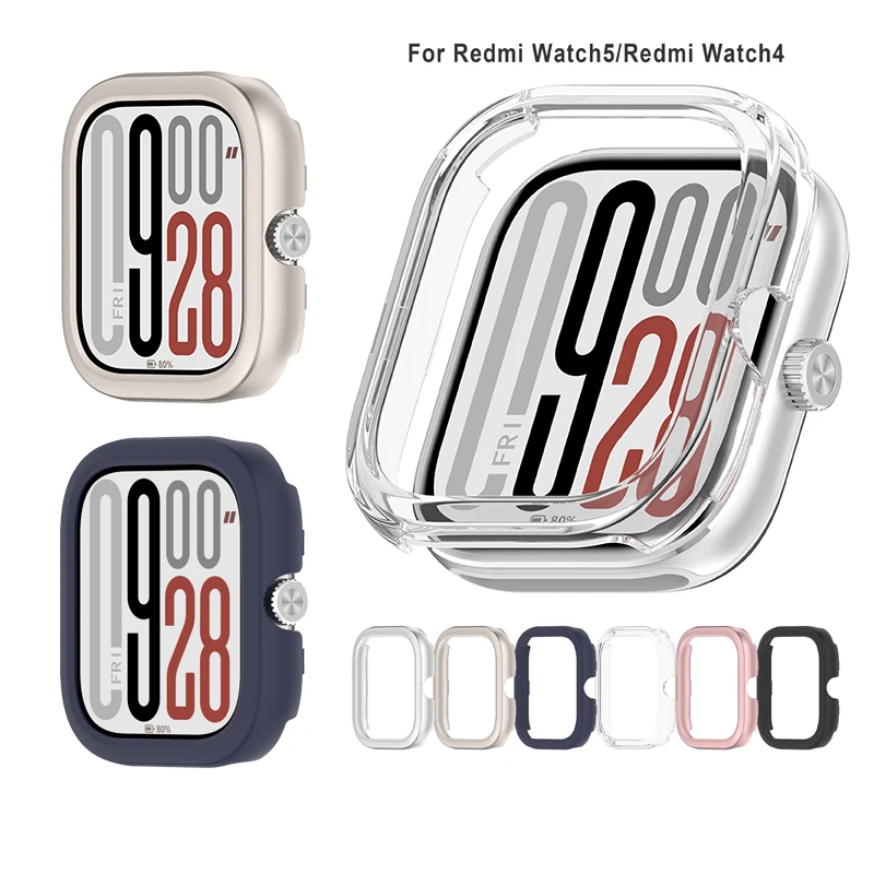 Funda rígida para Redmi Watch 5, Protector, marco protector de parachoques vacío para Redmi Watch 4
