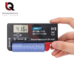 BT-168 PRO 18650 Lithium Battery Capacity Tester Digital Battery Capacity Indicator Battery Level Monitor For 9/3.7/1.5V Cell