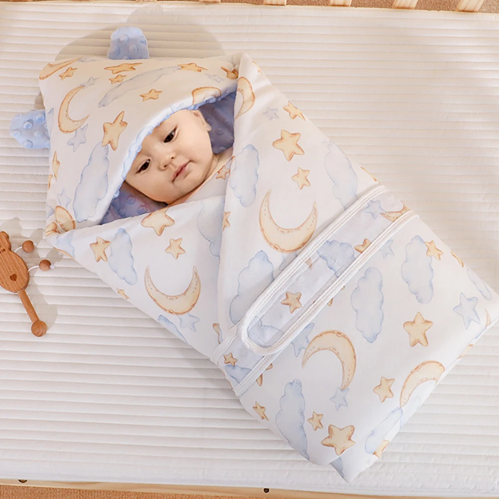 

Newborn Baby Swaddling Blanket A-Class Autumn And Winter Swaddling Blanket For Outdoor Wind Protection And Delivery Room Bedding