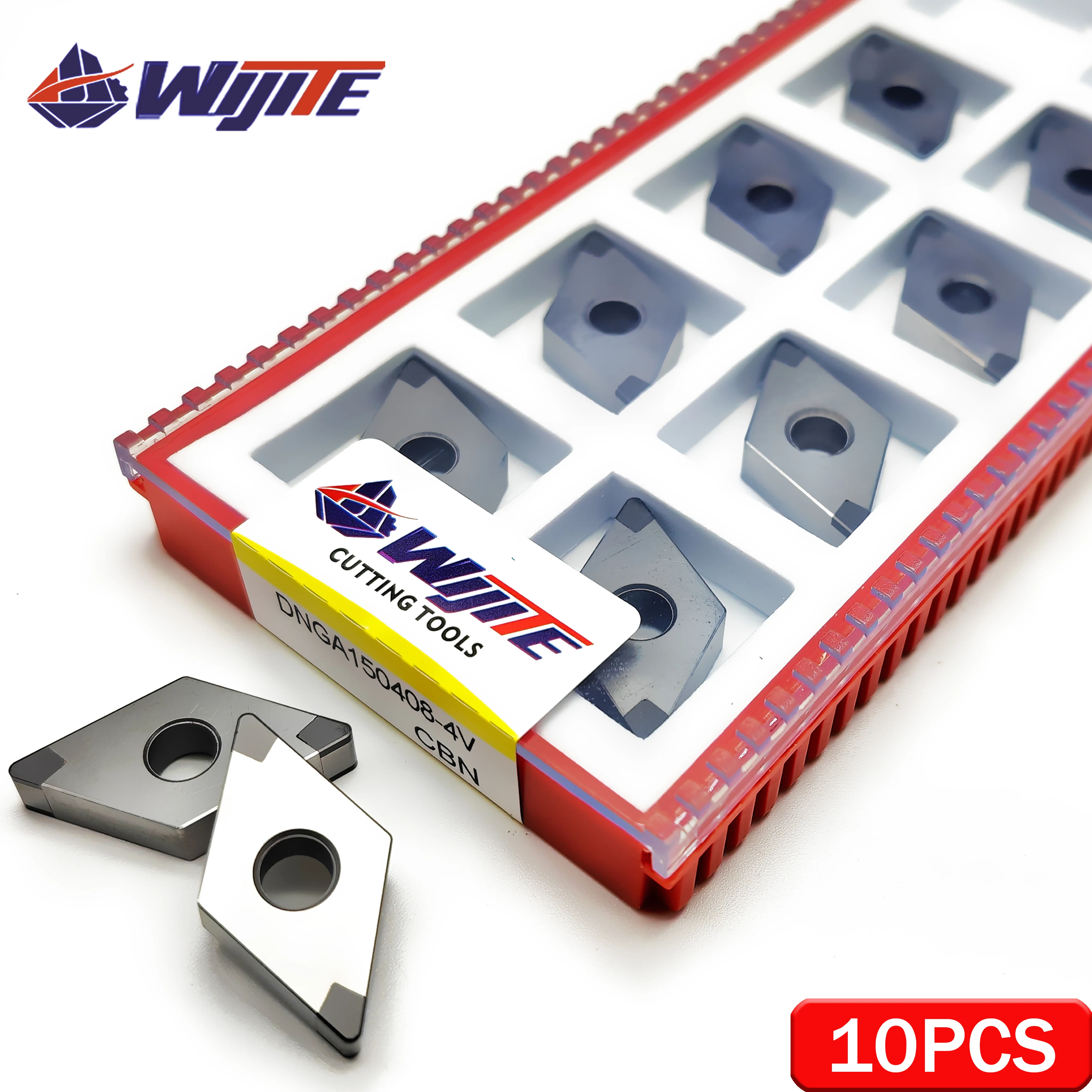 

DNGA150404-4V DNGA150408-4V DNGA150412-4V CBN tool Processing of hard steel and cast iron and other high hardness materials DNGA