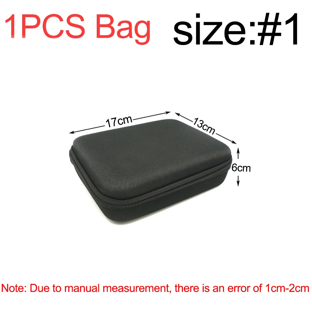 1 stücke Lagerung Tasche Werkzeug Box Mehrere Größen EVA Harte Lagerung Box Tragbare Reise Zipper Tasche Stoßfest Kamera Tasche Tasche