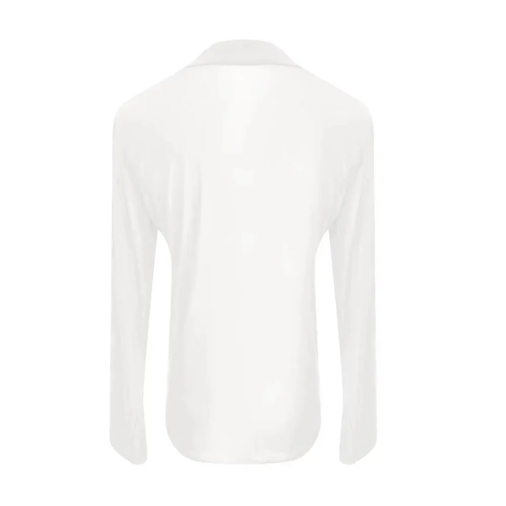 Elegant Sexy Women Top Elastic Tight Ultra-Thin Mesh T Shirts Slim Fit Half-High Collar Transparent Top Daily Outfits