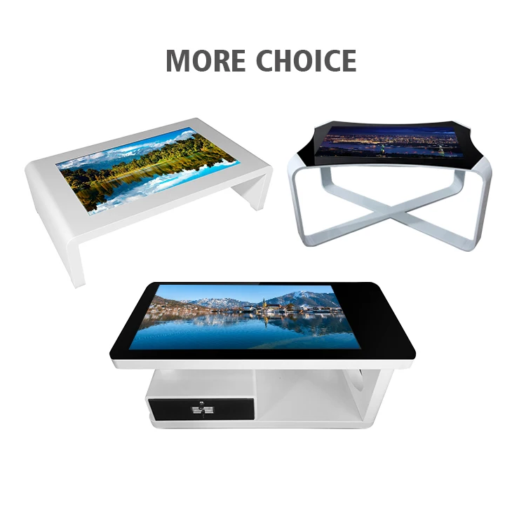 Water Proof School And Office Bar Design Lcd I5 Smart 55 Inch Kiosk Interactive Multi Touch Table Office For Restaurants
