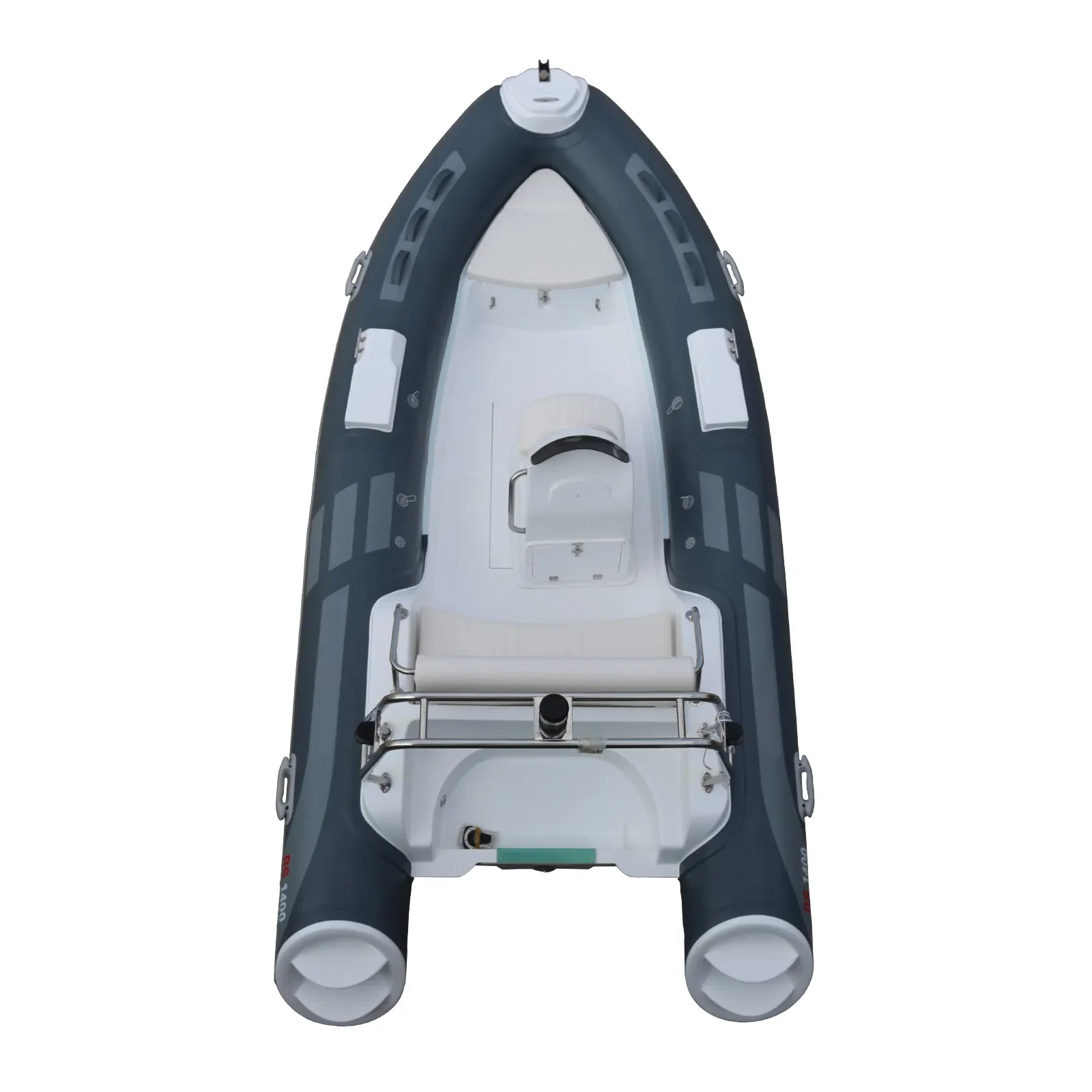 14FT Rib 430 Hypalon PVC الألياف الزجاجية بدن الضلع قارب التجديف القابل للنفخ #4