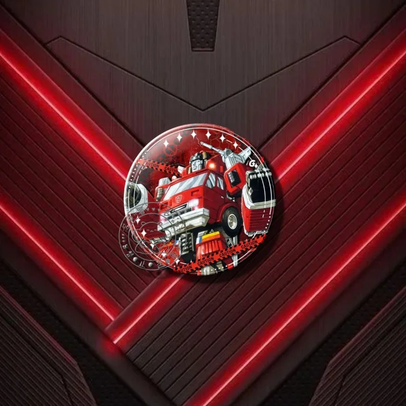 9 peças de emblemas periféricos de transformação: Optimus Prime, Bumblebee, Robô Megatron, presentes para estudantes, pingentes de mochila escolar, materiais