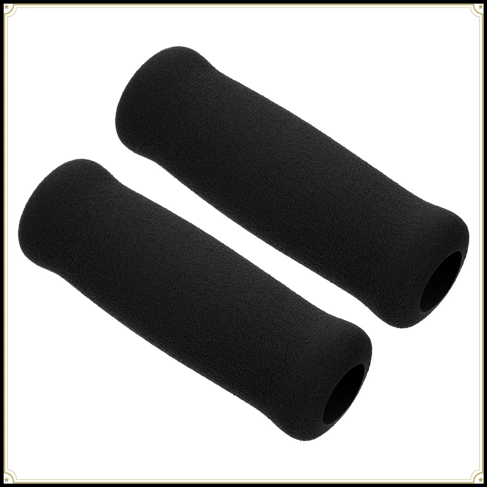 2Pcs Thickened Soft Sponge Walking Cane Handle Grips Non Slip Replacement Crutch Hand Cover Sleeve For  Care Accessory