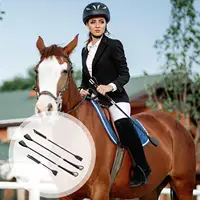 Riding Crop 30/45/54/60CM Durable Slapper Horse Rope Racing Tool Training Whip With Anti-Slip Grip For Outdoor Beginner 5