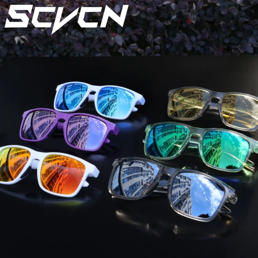 SCVCN Polarisierte Wanderbrille Sonnenbrille Herren Baseball-Radbrille UV400 Fahrrad MTB Brille Sport Fahrrad-Radsportausrüstung