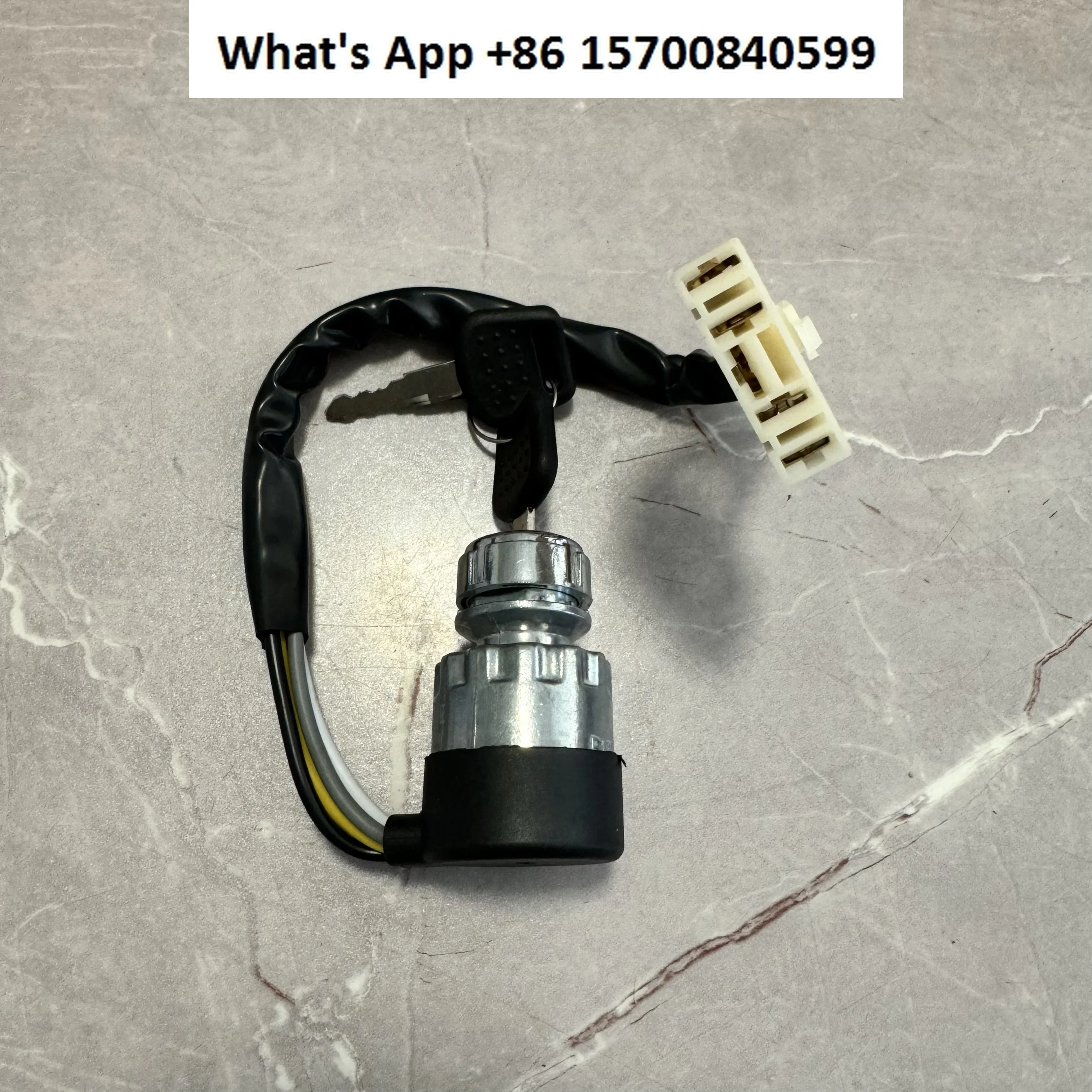 Tractor Ignition Switch Five-Wire Start Key Lock Accessory for Farm Equipment Replacement Part