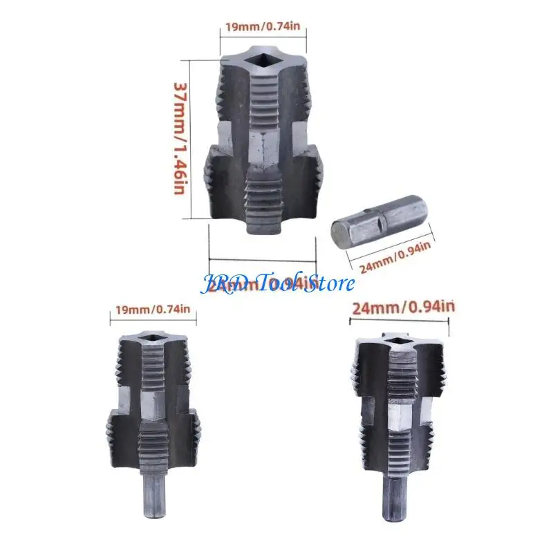 A2UD Professional 3/4 인치 PVC 파이프 내부 스레드 탭 긴 지속적인 성능 테이퍼 파이프 스레드 탭 오프너