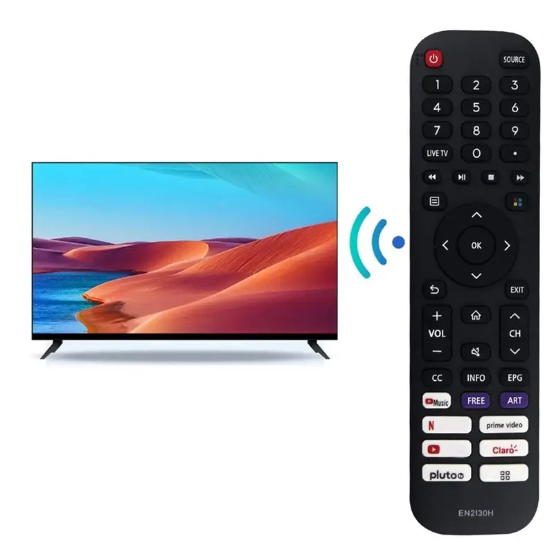Infrared Remote Control Replacement For Hisense TV Model EN2I30H- EN2I30H Part Number