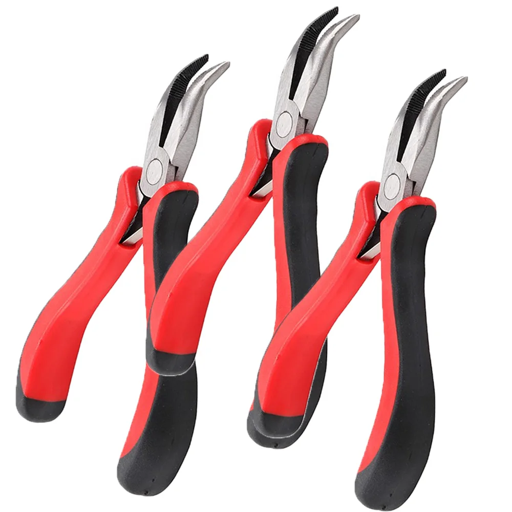 

Hair Extensions Pliers Red Extensions Pliers For I Tip/ Nano Beads Hair Micro Beads Extensions Multifunctional Remover Pliers
