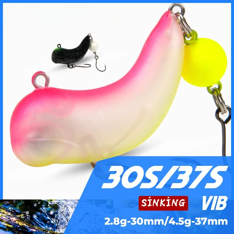 

Sinking Vib Small Puffer Micro Lure Artificial Lure 2.6g 30mm / 4.5g 37mm Trout & Chub Lure