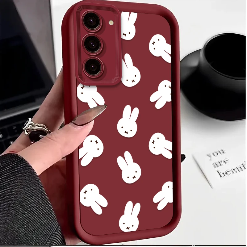 M-MiffyS Soft Phone Case For Samsung Galaxy S25 S24 Ultra S23 S22 S21 Plus S20 FE A56 A55 A54 A53 A52 A51 A34 A32 4G 5G Cover - náhled 5