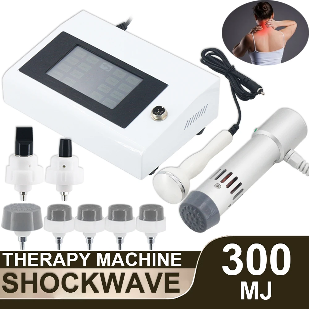 

300MJ Shockwave Therapy Machine Tibial Stress Syndrome Relieve Pain Relieve Lower Back Pain Body Massage Relax Shock Wave