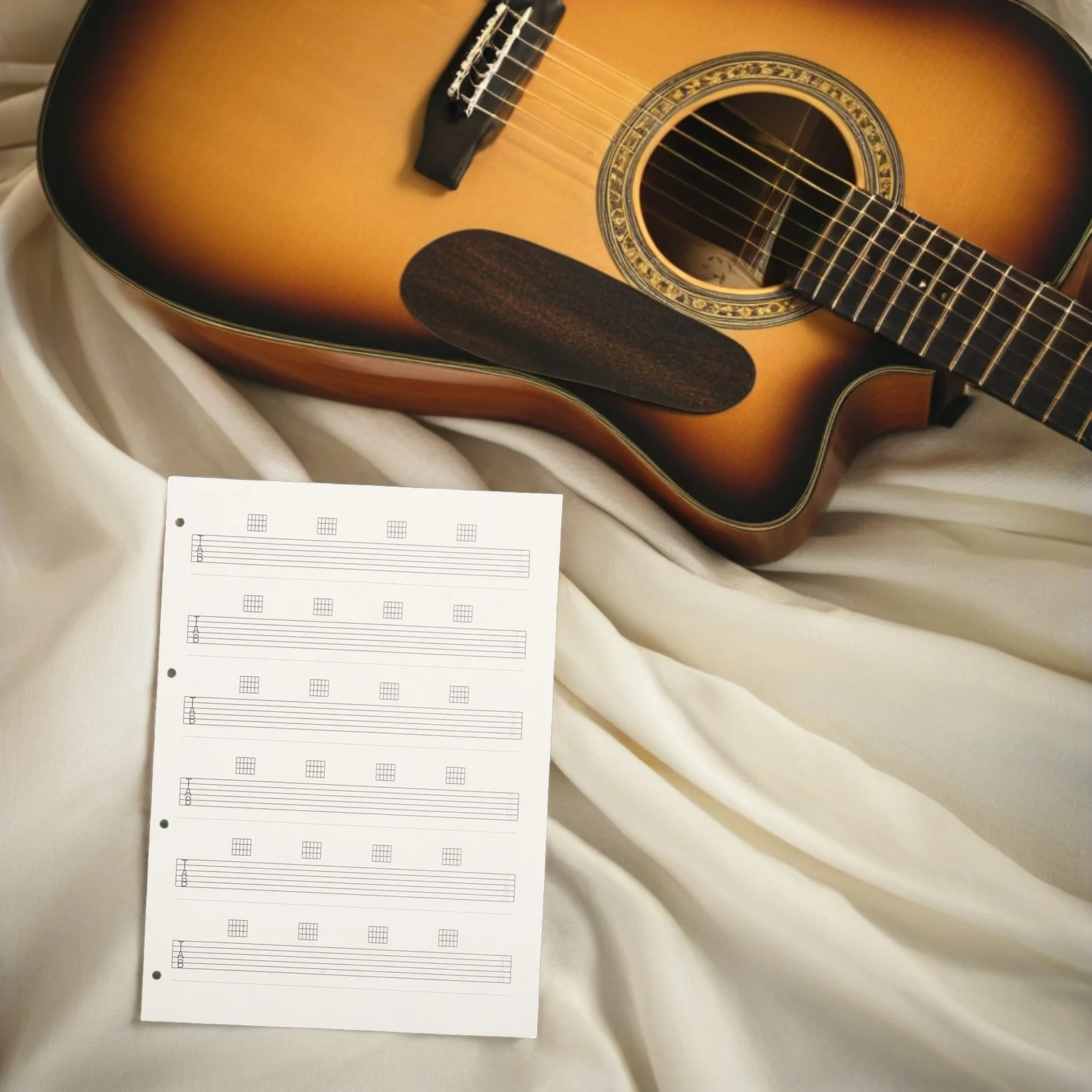

85 Pcs Music Staff Paper Blank Guitar Tab Writing Manuscript Musical Instrument Accessories Score