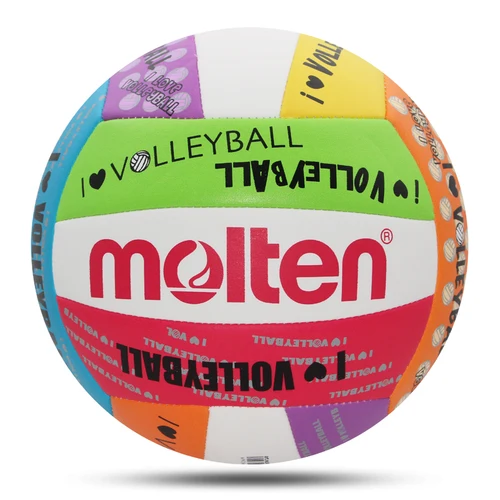 Imagen 2 del producto Pelotas de voleibol fundidas más nuevas, tamaño estándar 5, tacto suave, PU, alta calidad, entrenamiento deportivo para interiores y exteriores, Voleibol colorido