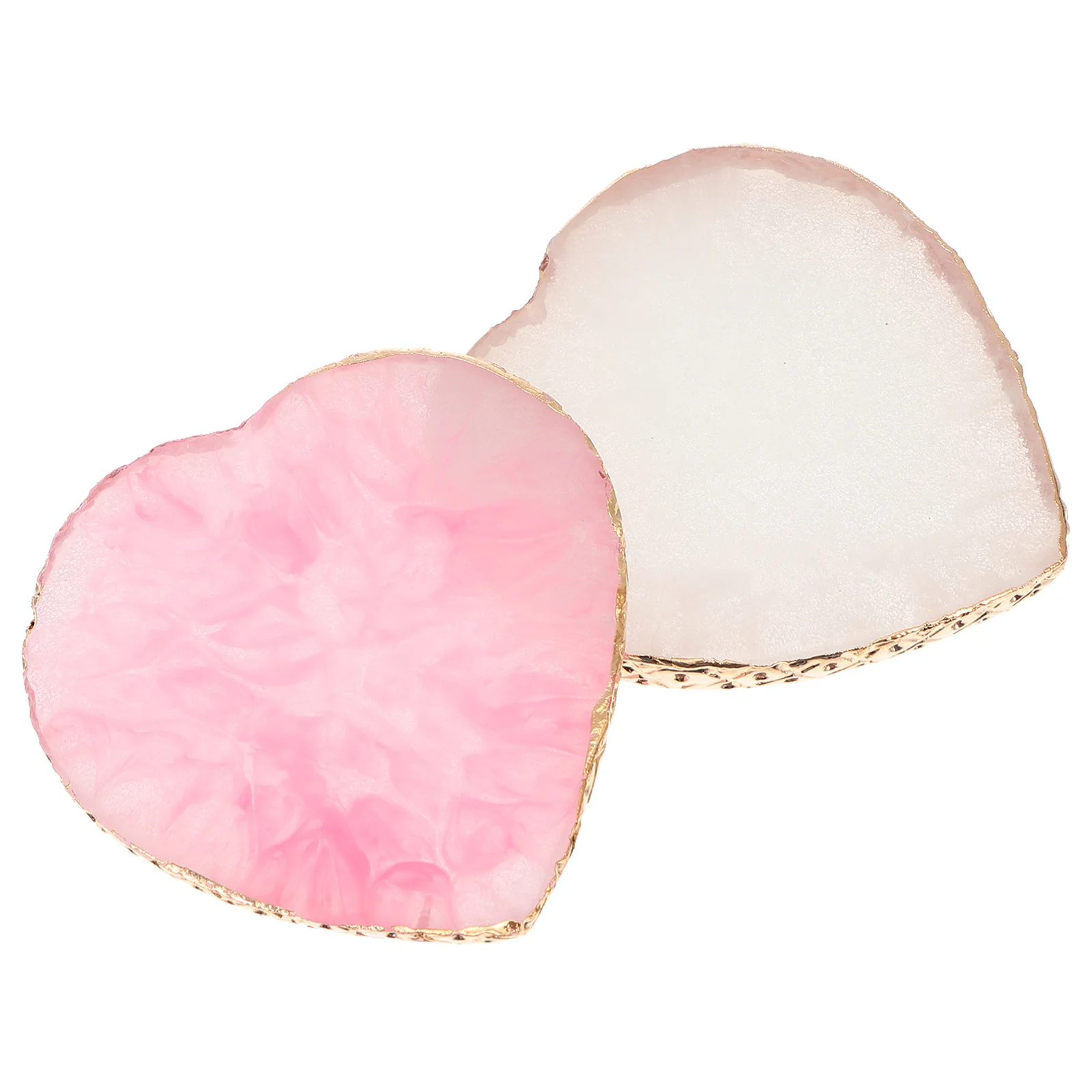 

2Pcs Color Mixing Tray Nail Art Palette for Professional Manicure Artists DIY Nail Polish Pigment Mixing Display Plate