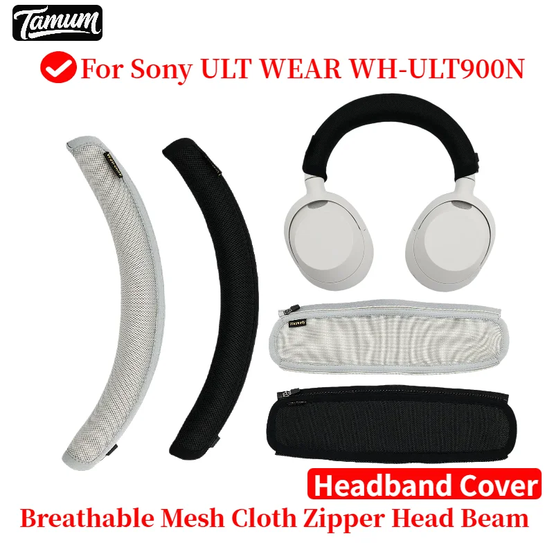 

Comfortable Headband Cushion Replacement For Sony ULT WEAR WH-ULT900N Headphones Head Beam Sleeve Cover