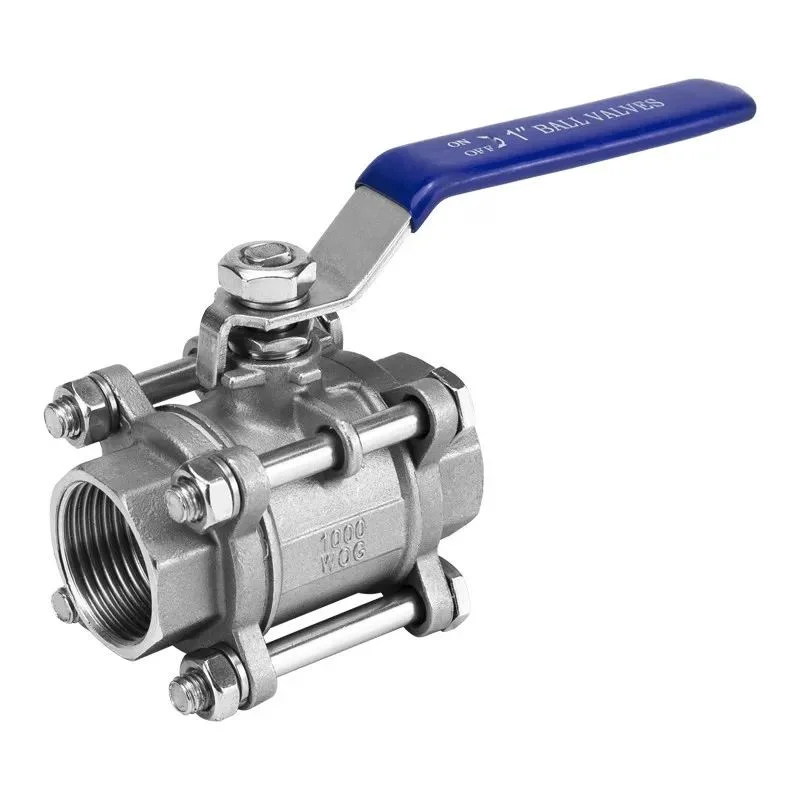 

1/2" 3/4" 1" 1-1/4" 1-1/2" 2" BSPT NPT Female Full Port Ball Valve 201/304/316 Stainless Steel Water Gas OIl 225 PSI